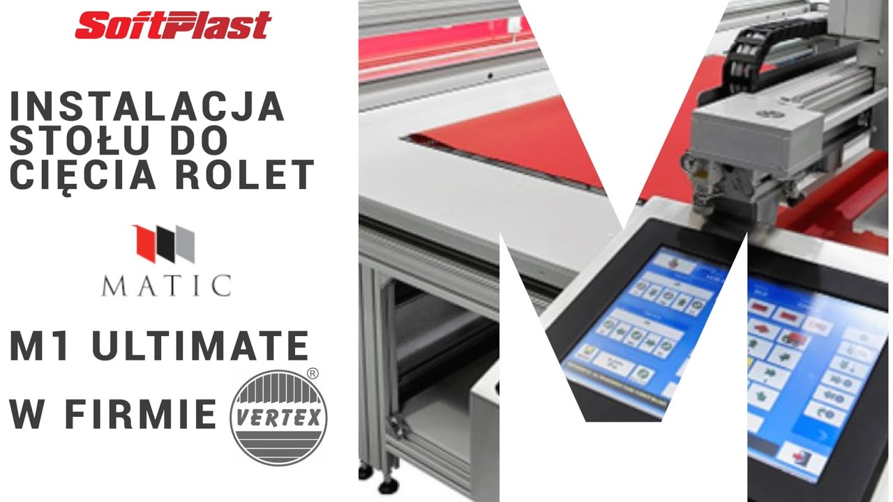 Montujemy stół do cięcia rolet MATIC M1 Ultimate w firmie Vertex – zobacz relację